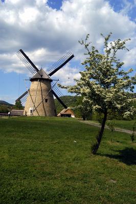 Szentendrei Szabadtéri Néprajzi Múzeum-stock-foto