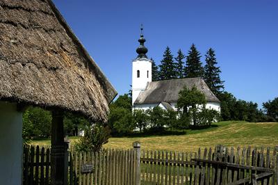 Szennai Szabadtéri Néprajzi Múzeum (skanzen)-stock-foto