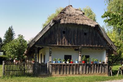 Szennai Szabadtéri Néprajzi Múzeum (skanzen)-stock-foto