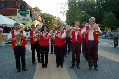Balatonlellei Borhét-stock-foto