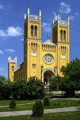 Fót, Római katolikus templom-stock-foto