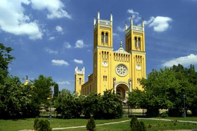 Fót, Római katolikus templom-stock-foto