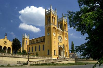 Fót, Római katolikus templom-stock-foto