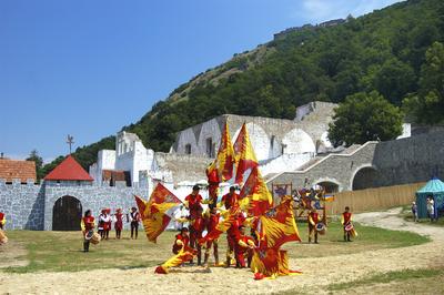 Visegrádi Nemzetközi Palotajátékok-stock-foto
