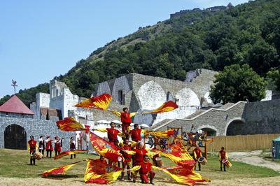 Visegrádi Nemzetközi Palotajátékok-stock-foto