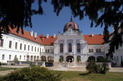 Gödöllő, Grassalkovich-kastély-stock-foto