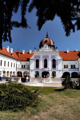 Gödöllő, Grassalkovich-kastély-stock-foto