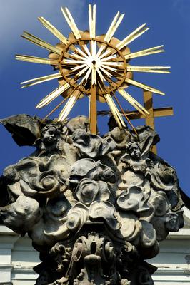 Vác, Szentháromság-szobor-stock-foto