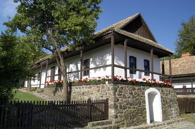 Hollókő, Ófalu védett falurész-stock-foto