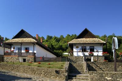 Hollókő, Ófalu védett falurész-stock-foto