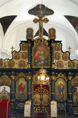 Szentendre, Gyümölcsoltó Boldogasszony templom-stock-foto