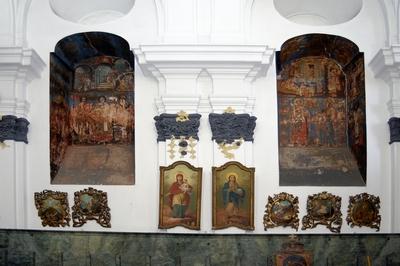 Szentendre, Gyümölcsoltó Boldogasszony templom-stock-foto