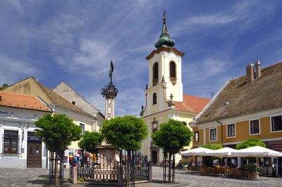 Szentendre, Fő tér-stock-foto