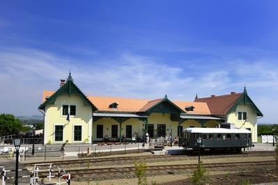 Kisvasút a Szentendrei Szabadtéri Néprajzi Múzeumban-stock-foto