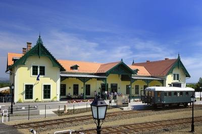 Kisvasút a Szentendrei Szabadtéri Néprajzi Múzeumban-stock-foto