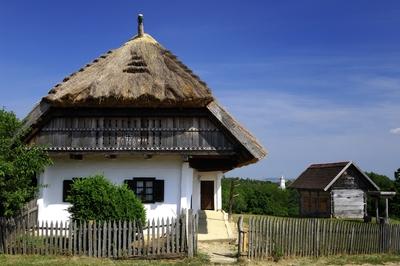 Szentendrei Szabadtéri Néprajzi Múzeum-stock-foto