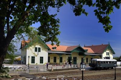 Kisvasút a Szentendrei Szabadtéri Néprajzi Múzeumban-stock-foto