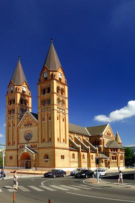 Nyíregyháza, római katolikus templom-stock-photo