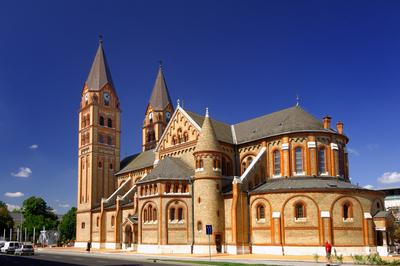 Nyíregyháza, római katolikus templom-stock-photo