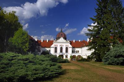 Gödöllő, Grassalkovich-kastély-stock-foto