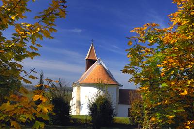 Gyugy, Árpád-kori templom-stock-photo