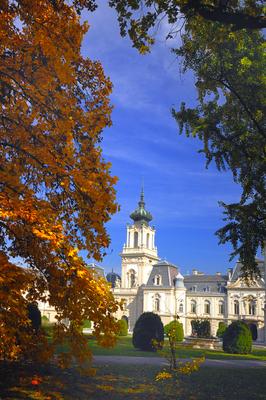 Keszthely, Festetics-kastély-stock-foto
