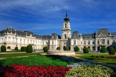 Keszthely, Festetics-kastély-stock-foto