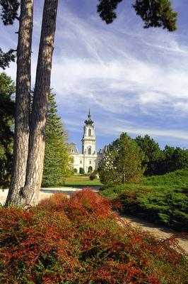 Keszthely, Festetics-kastély-stock-foto