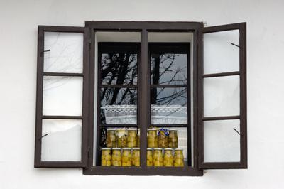 Hollókő, Ófalu védett falurész-stock-foto