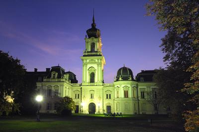 Keszthely, Festetics-kastély-stock-foto