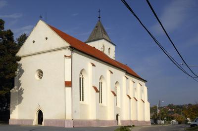 Kőröshegy, Római katolikus templom-stock-foto