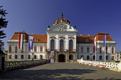Gödöllő, Grassalkovich-kastély-stock-foto