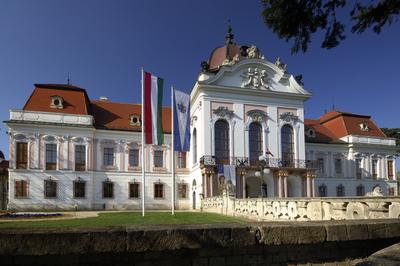 Gödöllő, Grassalkovich-kastély-stock-foto