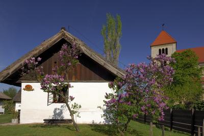 Ócsai Tájház és Skanzen-stock-foto