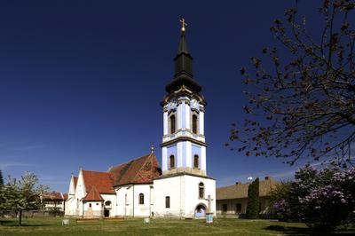 Ráckeve, Szerb templom-stock-foto