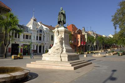 Szekszárd belvárosa (Garay tér)-stock-photo