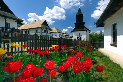 Hollókő, Ófalu védett falurész-stock-photo