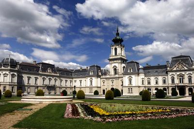 Keszthely, Festetics-kastély-stock-foto