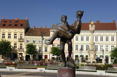 Szombathely, Fő tér-stock-foto