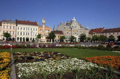 Szombathely, Fő tér-stock-foto