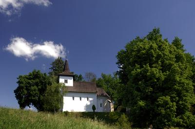 Böde-Zalaszentmihályfa, Római katolikus templom-stock-foto