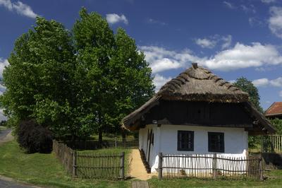Csesztregi tájház (pásztorház)-stock-foto