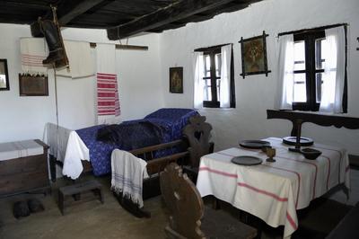 Csesztregi tájház (pásztorház)-stock-foto