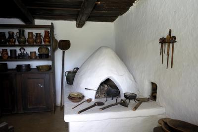 Csesztregi tájház (pásztorház)-stock-foto