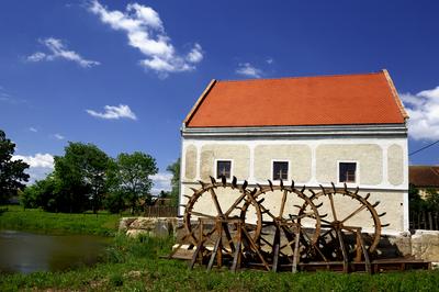 Szécsisziget, Kerka Vízimalom Múzeum-stock-foto