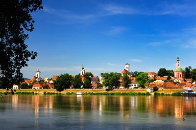 Szentendre látványa-stock-foto
