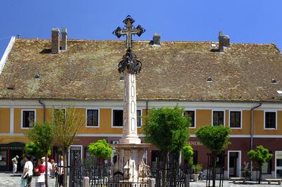 Szentendre, Fő tér-stock-foto