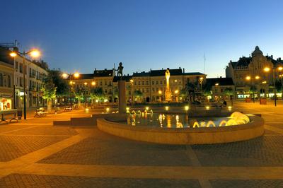 Szombathely, Fő tér-stock-foto