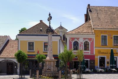 Szentendre, Fő tér-stock-foto