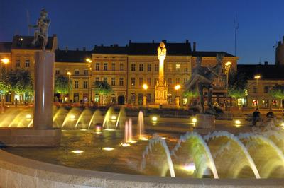 Szombathely, Fő tér-stock-foto